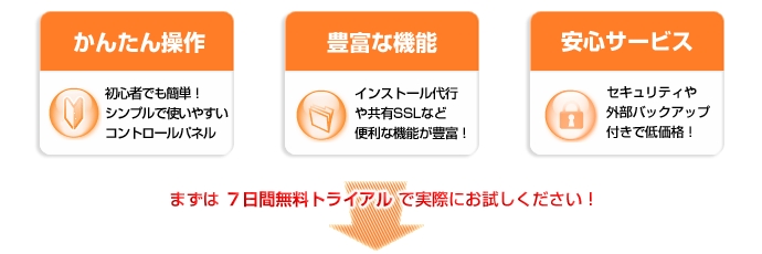 無料トライアル 無料トライアル